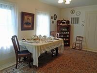Dining room at Hutchinson House Museum