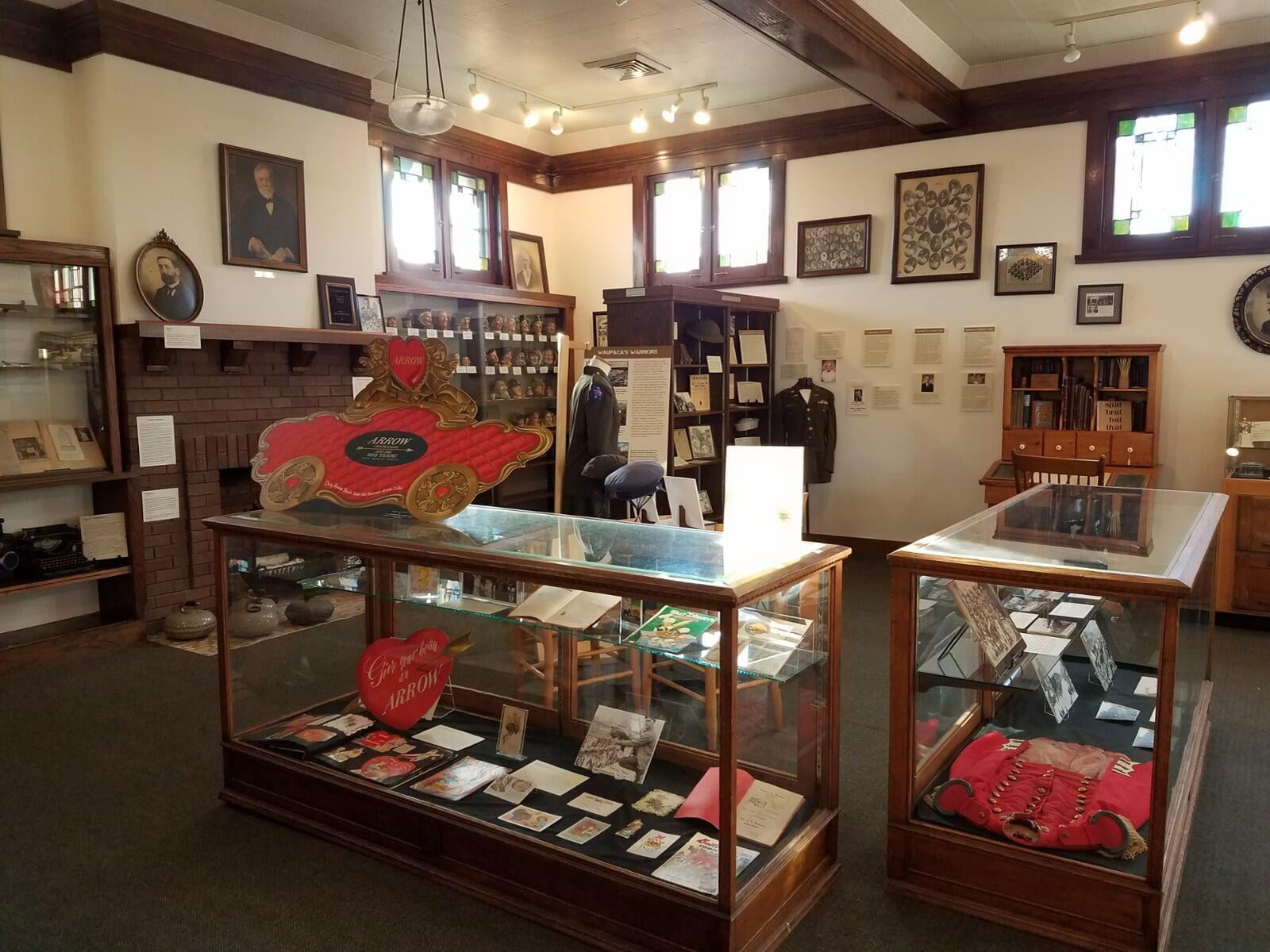 Exhibits at Holly Center